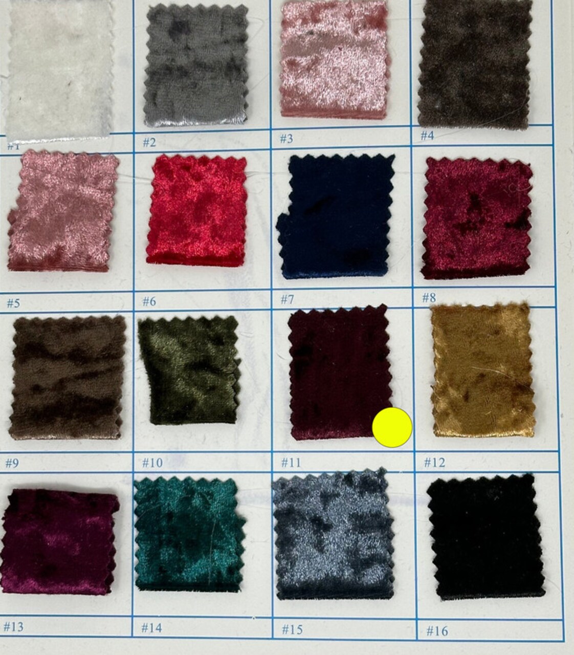 1 Yard Crushed Velvet Velour Stretch Fabric Soft Plush Polyester 58/60" Inch Width